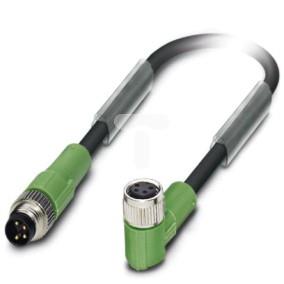 Kabel czujnika 4-piny wtyk prosty M8 gniazdo kątowe M8 1,5m SAC-4P-M 8MS/1,5-PUR/M 8FR 1682207