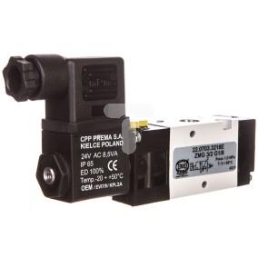 Zawór rozdzielający 24V AC 1MPa ZMG 3/2 G1/8 22.0703.3218E