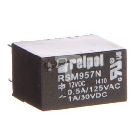 Przekaźnik subminiaturowy-sygnałowy 1P 0,5A 12V DC PCB RSM957N-0111-85-S012 2614634