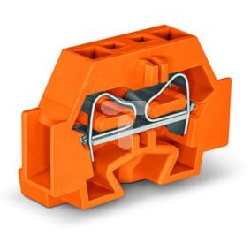 Złączka 2-przewodowa 4mm2 pomarańczowa z mocowaniem śrubowym 262-306 /50szt./