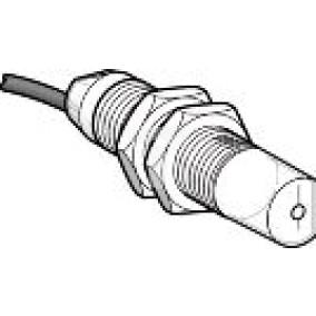 Czujnik fotoelektryczny, XUBT, spolar., 90°, Sn 1,4m, 12..24VDC, przew. 2m XUBTSNSWL2