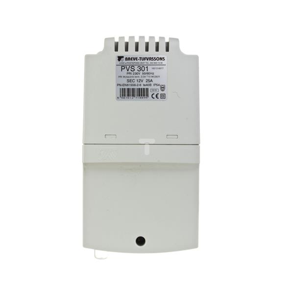Transformator 1-fazowy PVS 301VA 230/12V w obudowie 16012-9977