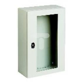 Spacial S3D przezr.drzwi bez pł.mont.wys.800xW800xD250,IP66 IK08 RAL7035, NSYS3D8825T