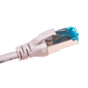 Kabel krosowy patchcord F/UTP kat.5e szary 1m DK-1522-010