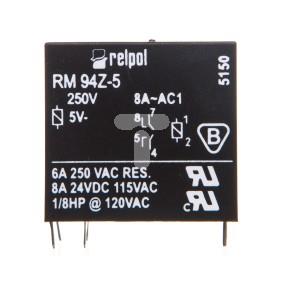 Przekaźnik miniaturowy 2Z 8A 5V DC PCB RM94-1022-25-1005 300501