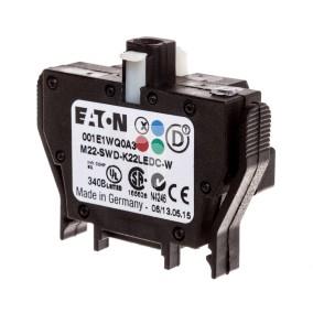 Styk pomocniczy 2P z diodą LED białą montaż czołowy SmartWire-DT 116009