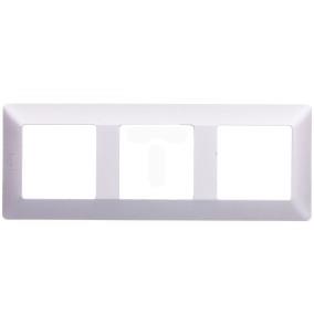 VALENA LIFE Ramka potrójna aluminium 754133