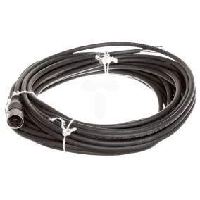 Złącze żeńskie M12 proste 5-pinowe kabel 10m PUR XZCP1169L2