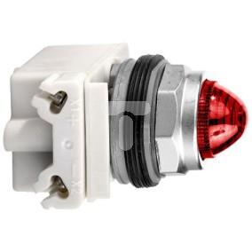 Wskaźnik świetlny okragły. O 30, czerw., LED BA 9s, 24V AC/DC, IP66 9001KP35LRR9