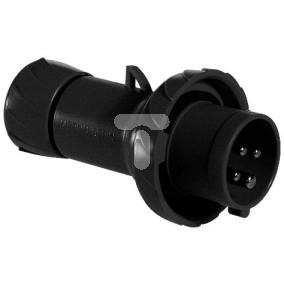 Przemysłowa wtyczka przenośna, prosta, 16A, 3p+E, 480...500 V AC, IP 67 PKX16M744