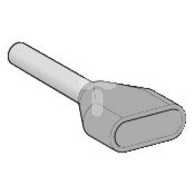 Końcówka tulejkowa podwójna izolowana 0,75mm2 szara AZ5DE007D /500szt./
