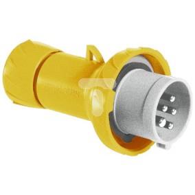 Przemysłowa wtyczka przenośna, prosta, 16A, 3p+N+E, 100...130 V AC, IP 67 PKE16M715