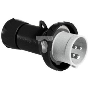 Przemysłowa wtyczka przenośna, prosta, 16A, 3p+E, 480...500 V AC, IP 67 PKE16M744
