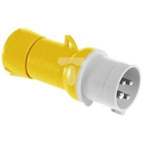 Przemysłowa wtyczka przenośna, prosta, 32A, 2p+E, 100...130 V AC, IP 44 PKE32M413