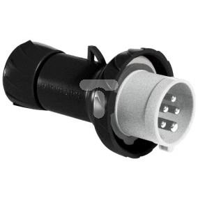 Przemysłowa wtyczka przenośna, prosta, 32A, 3p+N+E, 480...500 V AC, IP 67 PKE32M745