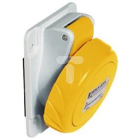 Gniazdo przemysłowe, kątowe, 3p+E, 16A, 100...130 V AC, IP 67 PKF16F714