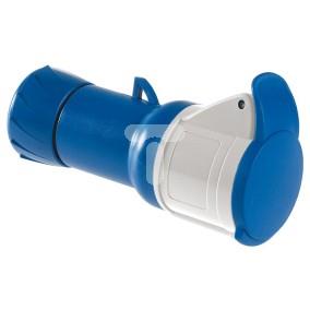 Przenośne gniazdo przemysłowe, 16A, 3p+E, 200...250 V AC, IP 44 PKF16M424