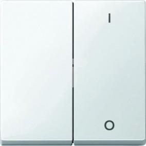 Klawisz podwójny z oznaczeniem 0/1, biel polarna, połysk, system M MTN312719