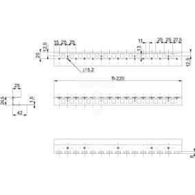 Spacial SM poziome profile adaptacyjne, 1200mm NSYSMHR12