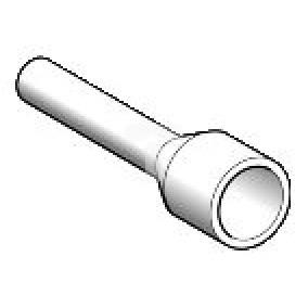 Końcówka tulejkowa izolowana 0,5mm2 biała AZ5CE005D /1000szt./