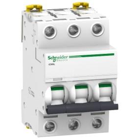 Wyłącznik nadprądowy IC60L 3p - 1A - charakterystyka B A9F93301