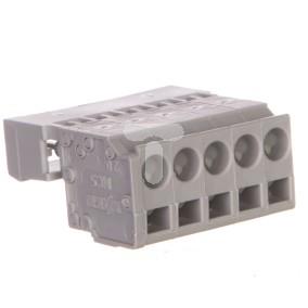 Wtyk MCS-MIDI Classic 5-biegunowy szary raster 5mm 231-605
