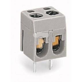 Złączka śrubowa do płytek drukowanych 1-torowa szara raster 10mm 237-112