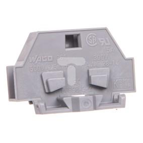 Złączka 2-przewodowa 2,5mm2 szara z mocowaniem śrubowym 261-301 /50szt./
