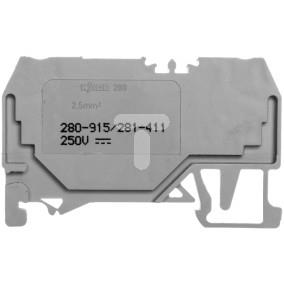 Złączka diodowa 2-przewodowa 2,5mm2 280-915/281-411