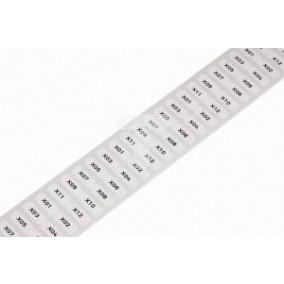 Etykieta samoprzylepna z poliestru o wymiarach 15x6mm żółta 210-805/000-002