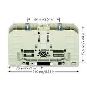 Złączka silnoprądowa 120mm2 2 bolce 400-490/490-003