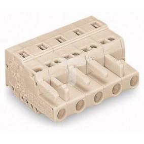Gniazdo MCS-MIDI Classic 10-biegunowe jasnoszare raster 7,5mm 721-210/026-000