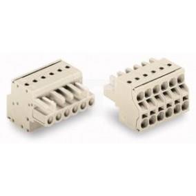 Gniazdo MCS-MIDI Classic 2-biegunowe jasnoszare raster 5mm 721-2102/026-000 