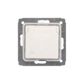 CARIVA Gniazdo pojedyncze z/u 16A IP44 białe 773628