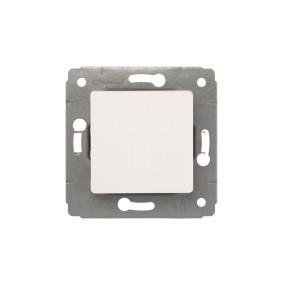 CARIVA Łącznik schodowy 10AX biały IP20 773606