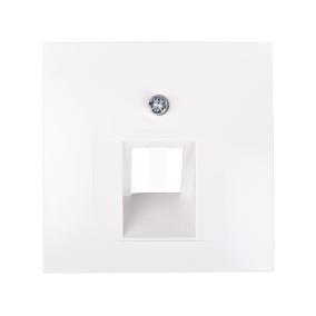 Berker/B.Kwadrat Element centralny gniazda przyłączeniowego 1xUAE śnieżnobiały 5314078989