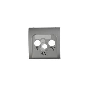 Simon Classic Pokrywa gniazda antenowego RD/TV/SAT aluminium metalizowane MASP/26 WMCA-P9xxxx-D013