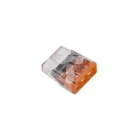 Szybkozłączka 3x 0,5-2,5mm2 transparentna/pomarańczowa 2273-203