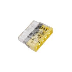 Szybkozłączka 5x 0,5-2,5mm2 transparentna/żółta 2273-205