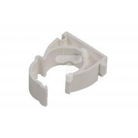 Uchwyt zamknięty do rur 22mm biały UZ 22 10184 /100szt./