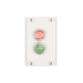 Kaseta sterownicza 2-otworowa START/STOP szara IP67 M22-I2-M1 216529