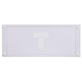 Osłona metalowa z plastikowym wypełnieniem 720x300mm BPZ-FPP-800/300-BL 108294