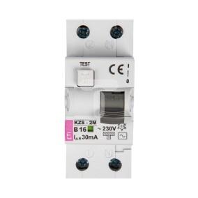 Wyłącznik różnicowo-nadprądowy 2P 16A B 0,03A typ AC KZS-2M 002173104