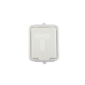 Cedar Gniazdo hermetyczne pojedyncze z/u 16A IP44 białe Nt-130H NT130H01