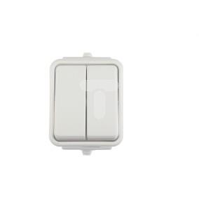 Cedar Łącznik świecznikowy hermetyczny IP44 10A biały WNt-500C01 WNT500C01