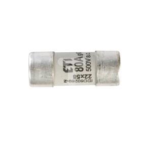 Wkładka bezpiecznikowa cylindryczna 22x58mm 80A gG 500V CH22 002640023