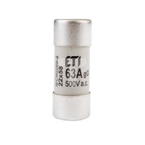 Wkładka bezpiecznikowa cylindryczna 22x58mm 63A gG 500V CH22 002640021