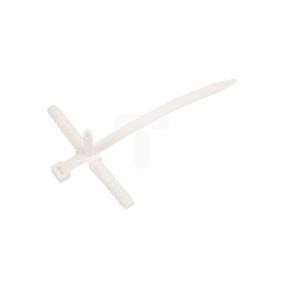 Uchwyt paskowy szybkiego montażu z kołkiem 140mm biały USMPK-10 /50szt./