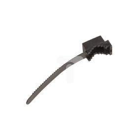 Uchwyt paskowy 12mm 80mm czarny UV UP-30 12.12 /100szt./