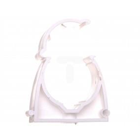 Uchwyt zamknięty do rur 37mm biały UZ 37 10186 /100szt./
